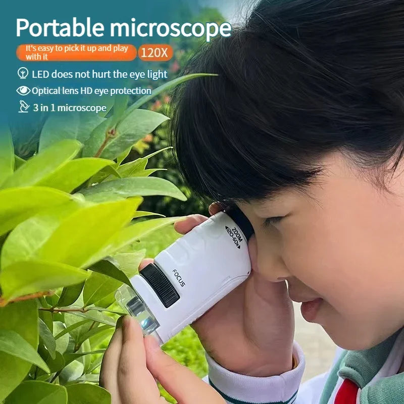 Mini LED Pocket Microscope